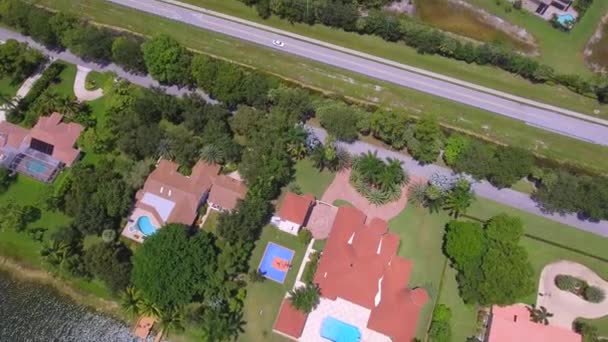 Casas de lujo en West Palm Florida Estados Unidos — Vídeo de stock