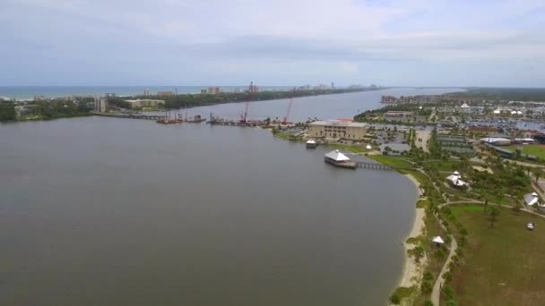 Luchtfoto beelden van Florida Daytona — Stockvideo