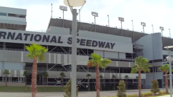 Daytona internationaler speedway florida — Stockvideo