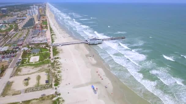 デイトナビーチのフロリダの空撮 — ストック動画