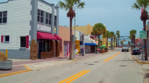 Daytona Florida street scenes — Stock Video