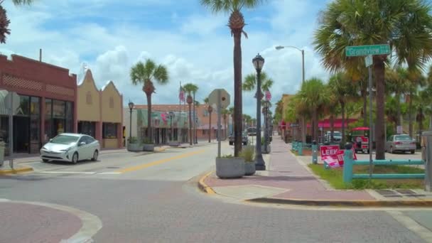 Daytona Florida street scenes — Stock Video