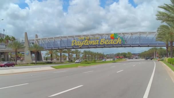 Daytona Florida hoş geldiniz — Stok video