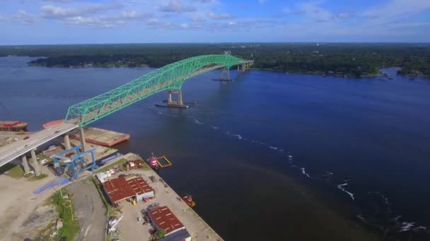 Aerial video i Jacksonville Florida — Stockvideo