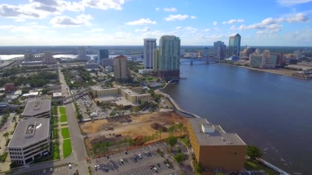 Jacksonville Florida ABD Hava görüntüleri — Stok video