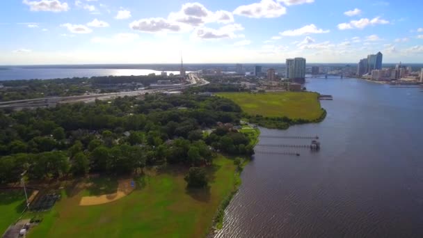 Stok video Downtown Jacksonville Florida — Stok video