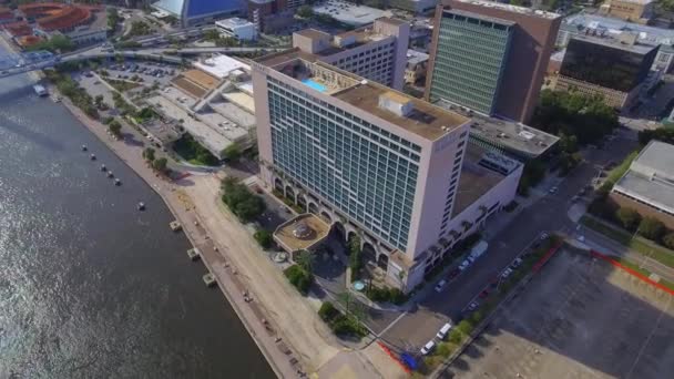 Hyatt regency stadtzentrum jacksonville — Stockvideo