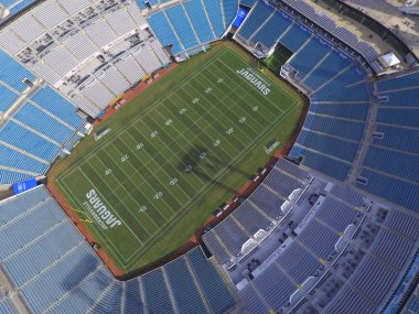 Everbank Field Jacksonville aerial tour clipart