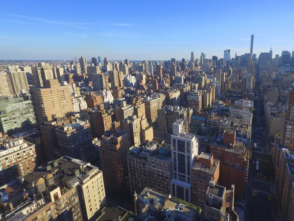 Aerial photo of New York skyscrapers — Stock Photo, Image