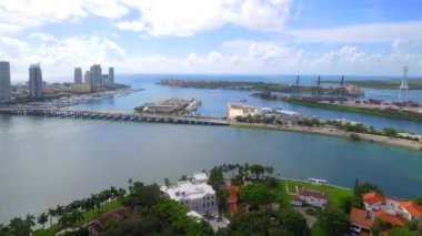 Havadan görüntüleri Miami Beach