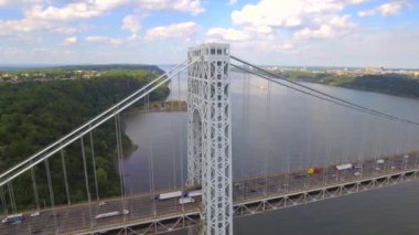 George Washington Köprüsü'nde hava video