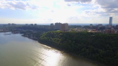 Fort Lee tarihi Park hava video