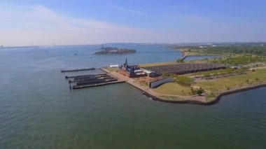 Ellis Adası'nın hava video