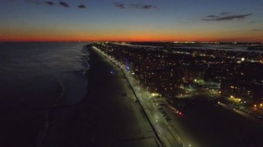 Long Beach Twilight hava video