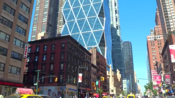 Hearst корпорації Будівля Нью-Йорк — стокове відео