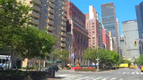 Park Avenue 37 ulicę Nowy Jork — Wideo stockowe