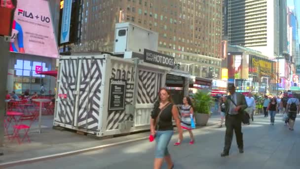 Times Square NY imágenes de movimiento — Vídeo de stock