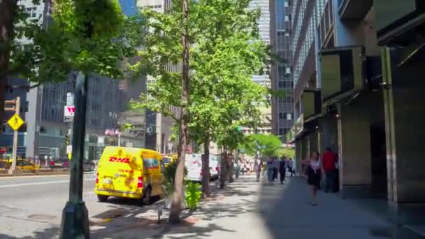 Passeggiando per le strade di New York — Video Stock