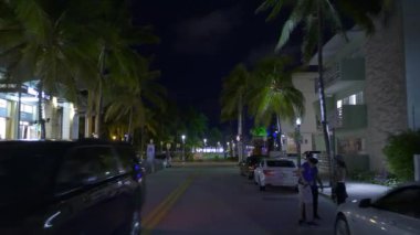Miami Beach, FL, ABD - 20 Ekim 2020: Miami Beach Windy Video 4k.
