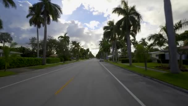 Harrison Street Hollywood Florida Vista Frontal Unidad Imágenes — Vídeos de Stock
