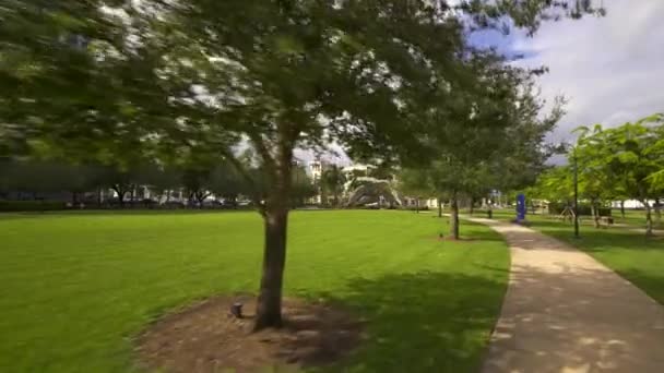 Doral Usa Oktober 2020 Bewegungsvideo Downtown Doral City Park — Stockvideo