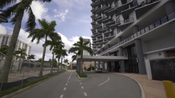 Doral Usa Oktober 2020 5300 Paseo Hochhaus Eigentumswohnung Downtown Doral — Stockvideo