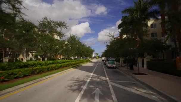 Doral Abd Bisiklet Yolu Yerleşim Yerleri Turu — Stok video