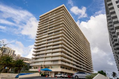 Fort Lauderdale, FL, ABD - 22 Kasım 2020: Atlantic Ocean Club Condominium