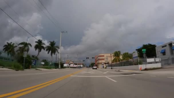 Conduite Miami Little River District Séquences — Video