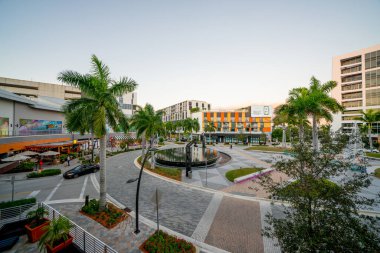 Miami, FL, ABD - 25 Kasım 2020 Hava Fotoğrafları Şehri Miami Doral