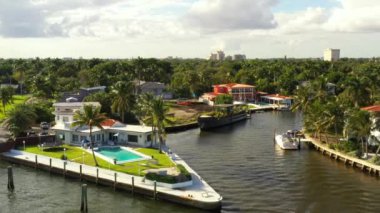 Miami FL hava klibindeki evler.