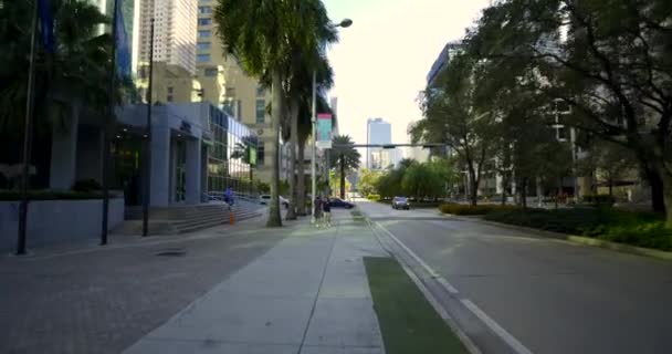 Видеотур Brickell Miami — стоковое видео