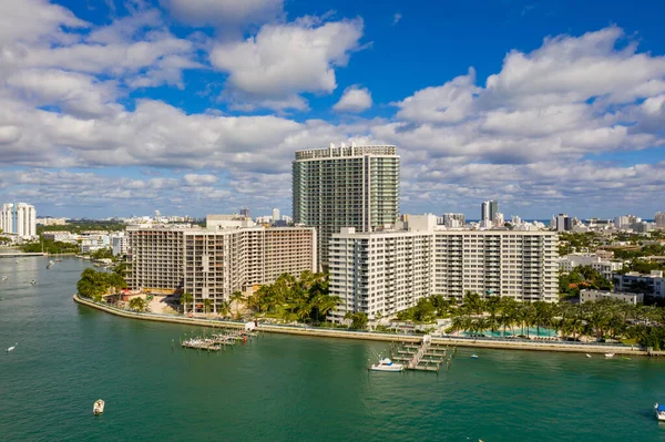 Miami Beach Deki Rıhtım Daireleri — Stok fotoğraf