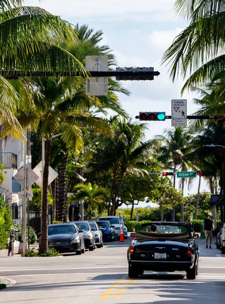 Miami Beach Diciembre 2020 Fotografía Callejera Miami Beach Rolls Royce — Foto de Stock