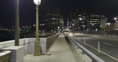 Yaya yolu Longfellow Köprüsü Boston MA