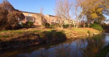 Gimbal film videosu Sugar Creek Greenway Charlotte NC USA