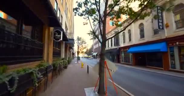 Shops Downtown Charlotte North Carolina Usa — Stock Video