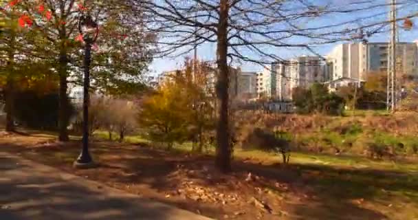 Imágenes Movimiento Little Sugar Creek Greenway Charlotte — Vídeos de Stock
