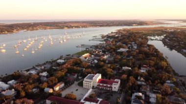 St. Augustine Florida hava klibi 4K