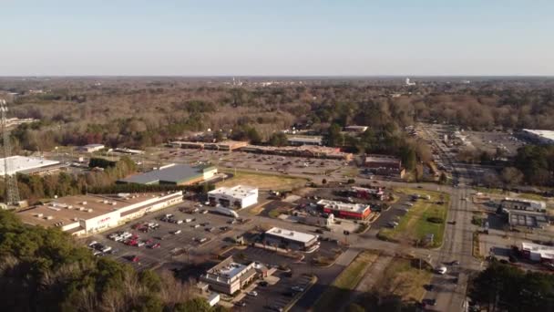 Sobrevoo Aéreo Drones Henderson North Carolina Usa — Vídeo de Stock