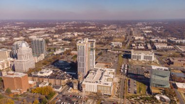 Charlotte NC 'nin hava görüntüsü