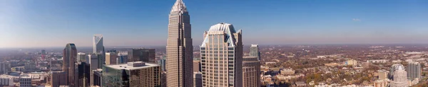 Panorama Lotu Truist Bank Tower Downtown Charlotte Stany Zjednoczone — Zdjęcie stockowe