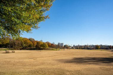 Piedmont Park 'ta güzel bir gün Atlanta Georgia ABD