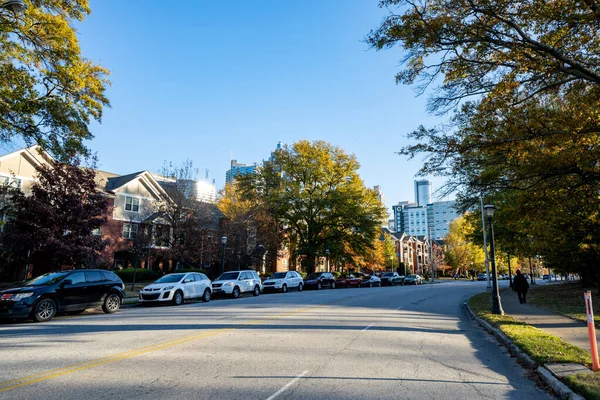 Streetview Közelében Downtown Atlanta Usa — Stock Fotó