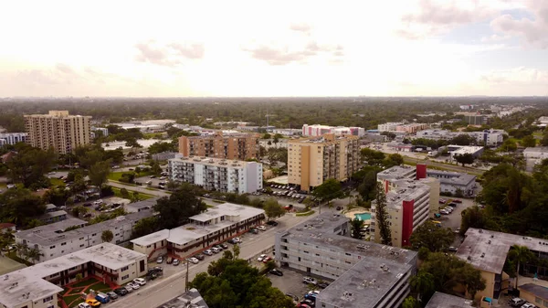 Kuzey Miami Abd Deki Havadan Fotoğraf Konutları — Stok fotoğraf