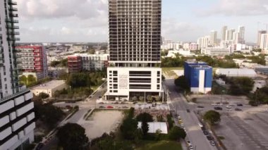 Miami Şehir Merkezi Havacılık Video Kanvas Apartmanları