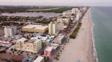 Parallax hava klibi Hollywood Beach FL USA