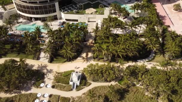 Miami Bal Harbour Appartementen Resorts Antennes Circa 2021 — Stockvideo