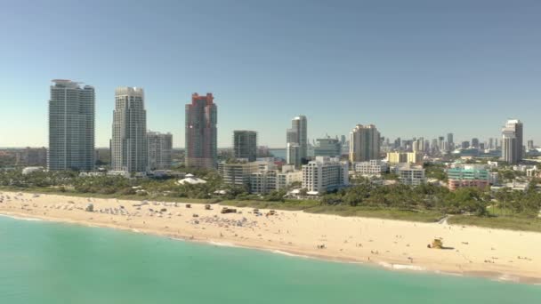 Letecký Přístup Miami Usa — Stock video