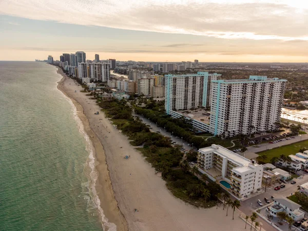 Hollywood Beach Imóveis Beira Mar — Fotografia de Stock